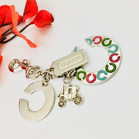 ❗️SOLD❗️COACH Charm Keychain Bag Pendant X57 - Picture 2 of 6